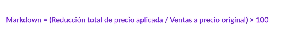Tasa de descuento (markdown)